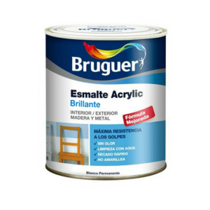 BRUGUER ESMALTE ACRILICO AL AGUA BRILLANTE