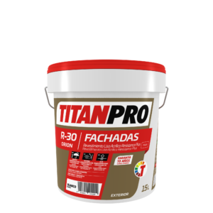 TITANPRO R-30 Revestimiento Liso Acrilico Resistance Plus 15 L