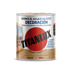 TITANLUX Barniz al agua ecológico MATE INCOLORO